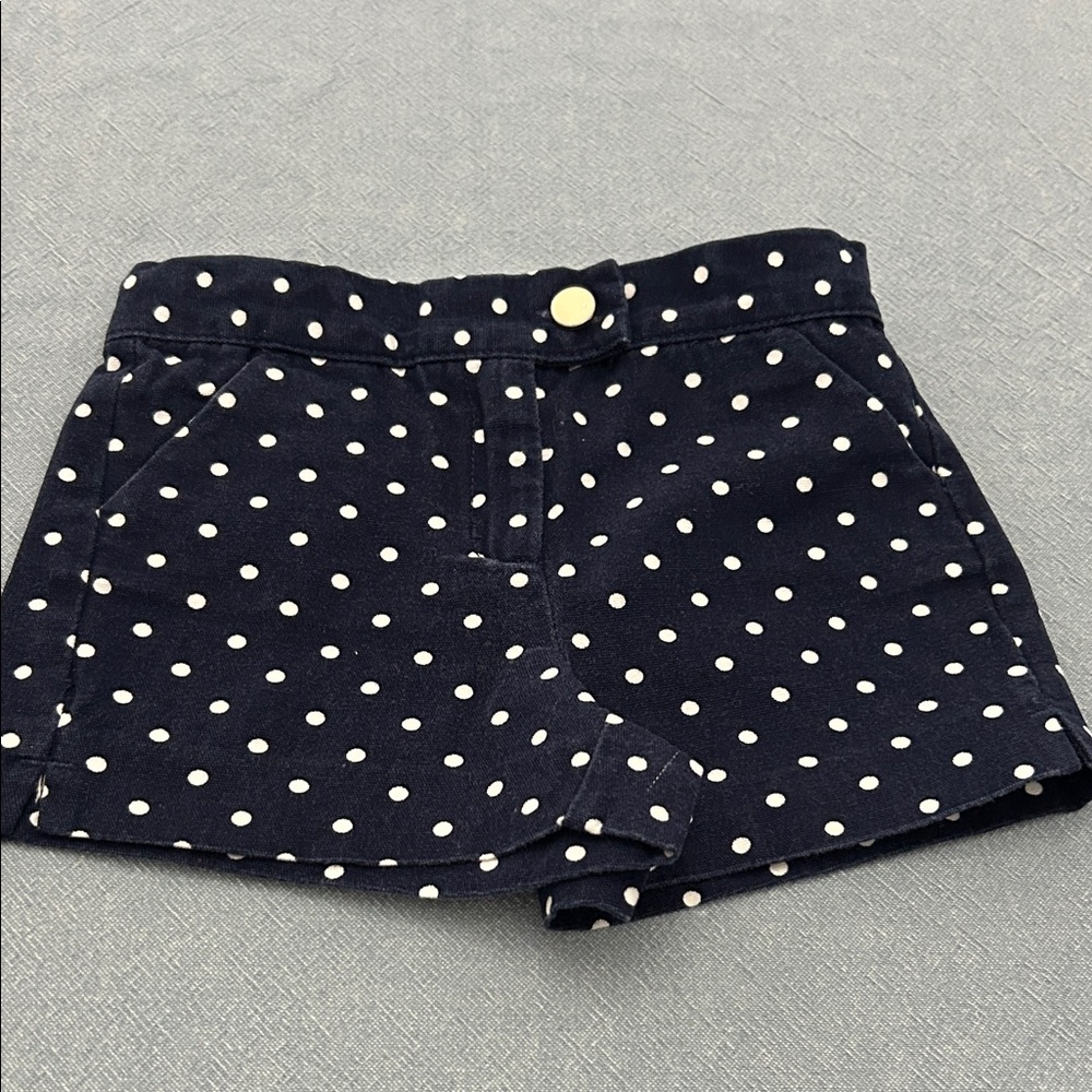 Janie and Jack Kids Navy Polka Dot Shorts